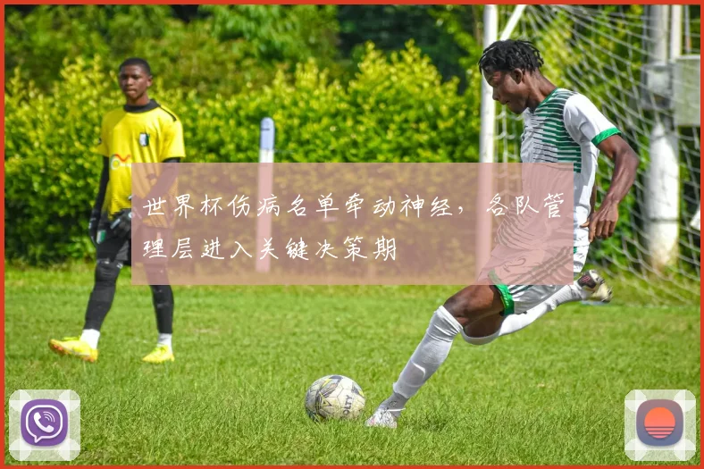 世界杯伤病名单牵动神经,各队管理层进入关键决策期